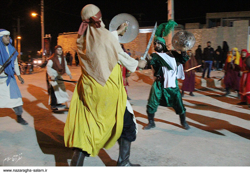 تعزیه سنتی شهادت حضرت علی اکبر(ع) در نظرآقا به روایت تصویر
